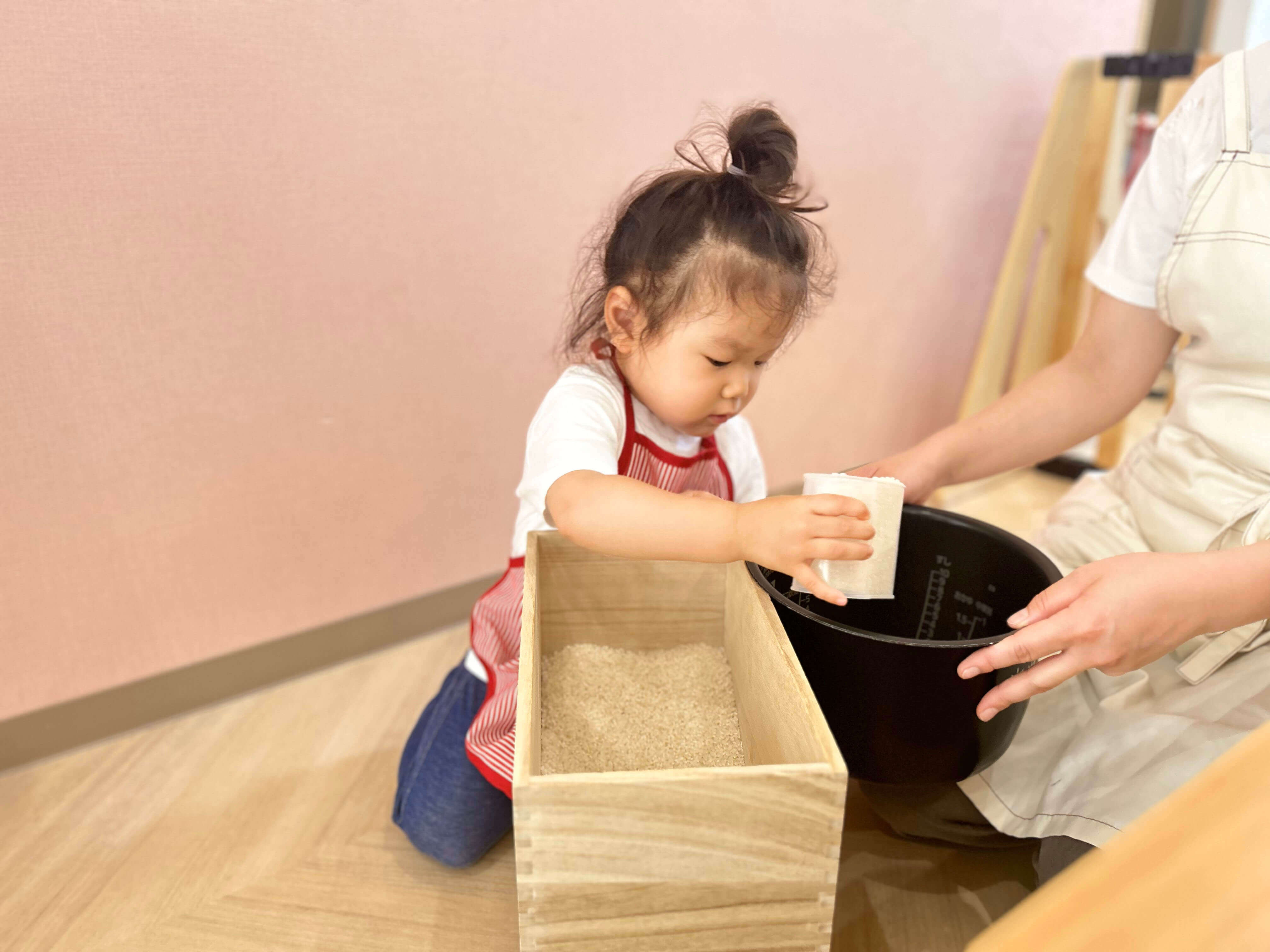 炊飯を経験する